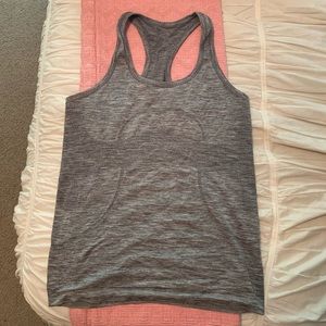 Grey lululemon tank top